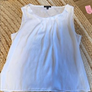 Notations White Sleeveless Blouse